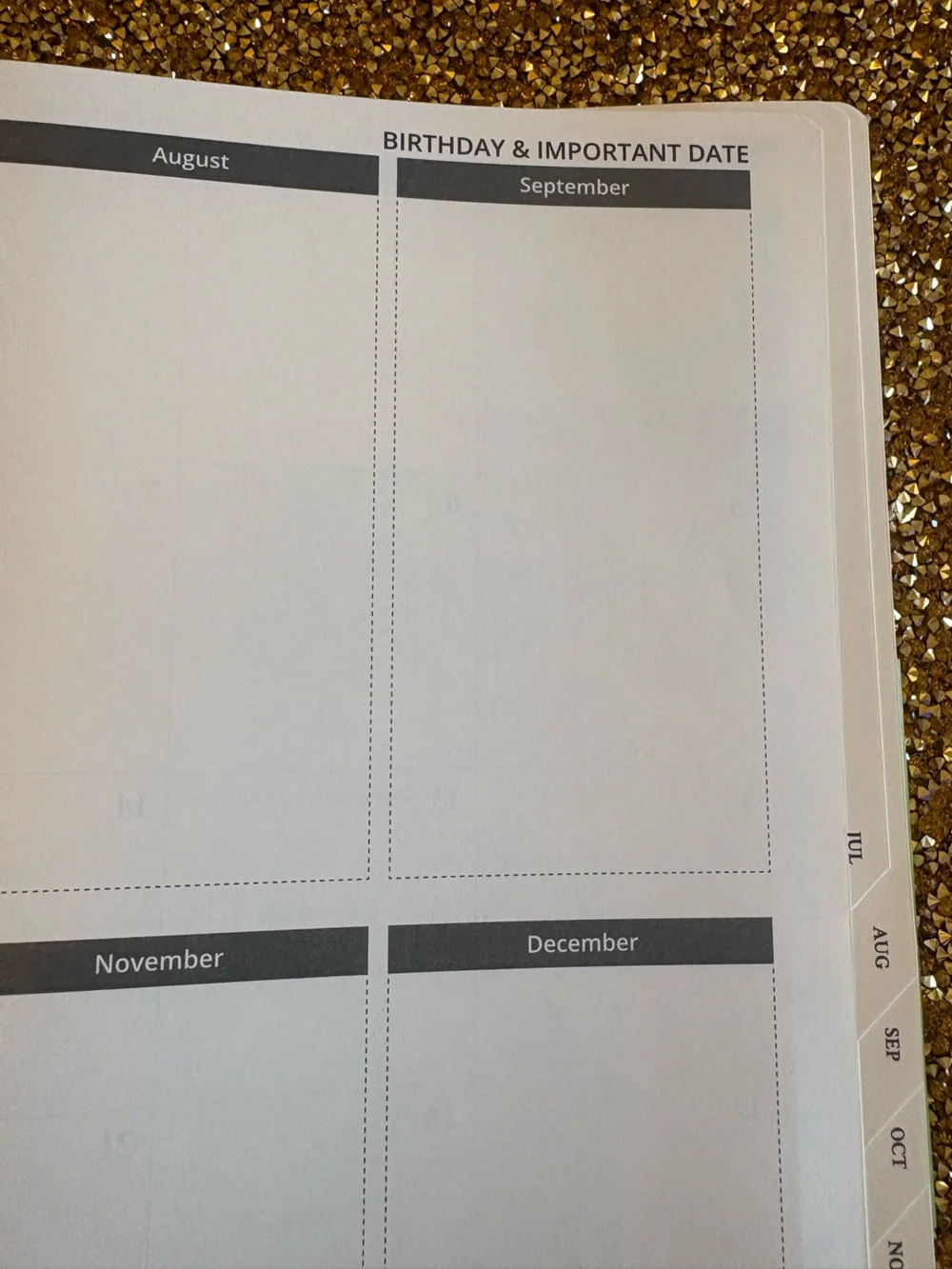 Poprun NWT Purple 18-Month Large Monthly Planner (Jul 2026 - Dec 2027) 8.5”x 10.